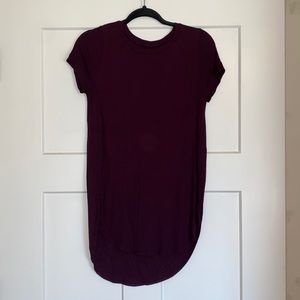 Maroon American eagle long ribbed soft and sexy tee